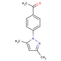153813-15-1 1-[4-(3,5-dimethylpyrazol-1-yl)phenyl]ethanone chemical structure