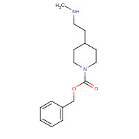 171048-84-3 benzyl 4-[2-(methylamino)ethyl]piperidine-1-carboxylate chemical structure