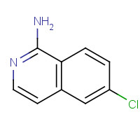 102200-00-0 6-chloroisoquinolin-1-amine chemical structure