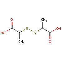 4775-93-3 2-(1-carboxyethyldisulfanyl)propanoic acid chemical structure