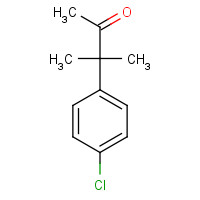 16703-39-2 3-(4-chlorophenyl)-3-methylbutan-2-one chemical structure