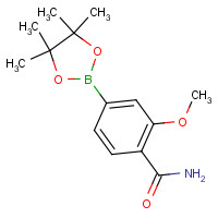 1246765-30-9 2-methoxy-4-(4,4,5,5-tetramethyl-1,3,2-dioxaborolan-2-yl)benzamide chemical structure