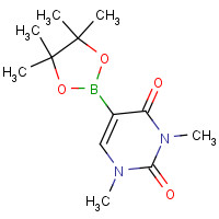 269410-01-7 1,3-dimethyl-5-(4,4,5,5-tetramethyl-1,3,2-dioxaborolan-2-yl)pyrimidine-2,4-dione chemical structure