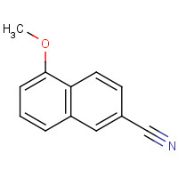 2741-80-2 5-methoxynaphthalene-2-carbonitrile chemical structure