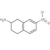 101167-13-9 7-nitro-1,2,3,4-tetrahydronaphthalen-2-amine chemical structure