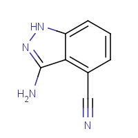 1240518-54-0 3-amino-1H-indazole-4-carbonitrile chemical structure