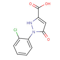 1318789-75-1 2-(2-chlorophenyl)-3-oxo-1H-pyrazole-5-carboxylic acid chemical structure