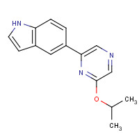 1380917-73-6 5-(6-propan-2-yloxypyrazin-2-yl)-1H-indole chemical structure