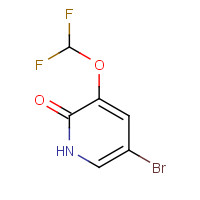 1241752-49-7 5-bromo-3-(difluoromethoxy)-1H-pyridin-2-one chemical structure