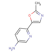 1239719-77-7 6-(2-methyl-1,3-oxazol-5-yl)pyridin-3-amine chemical structure