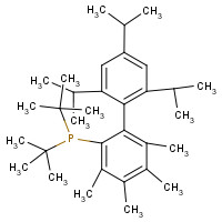 857356-94-6 ditert-butyl-[2,3,4,5-tetramethyl-6-[2,4,6-tri(propan-2-yl)phenyl]phenyl]phosphane chemical structure