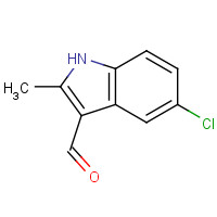 57335-86-1 5-chloro-2-methyl-1H-indole-3-carbaldehyde chemical structure
