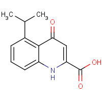 123158-12-3 4-oxo-5-propan-2-yl-1H-quinoline-2-carboxylic acid chemical structure