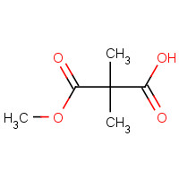 13051-21-3 3-methoxy-2,2-dimethyl-3-oxopropanoic acid chemical structure