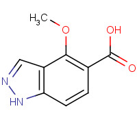 633327-83-0 4-methoxy-1H-indazole-5-carboxylic acid chemical structure
