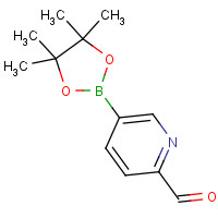 1073354-14-9 5-(4,4,5,5-tetramethyl-1,3,2-dioxaborolan-2-yl)pyridine-2-carbaldehyde chemical structure