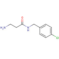 271591-63-0 3-amino-N-[(4-chlorophenyl)methyl]propanamide chemical structure