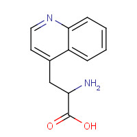 1991-98-6 2-amino-3-quinolin-4-ylpropanoic acid chemical structure