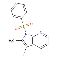 943324-07-0 1-(benzenesulfonyl)-3-iodo-2-methylpyrrolo[2,3-b]pyridine chemical structure