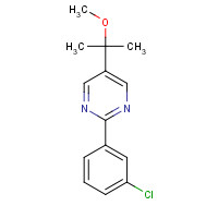 1314390-26-5 2-(3-chlorophenyl)-5-(2-methoxypropan-2-yl)pyrimidine chemical structure