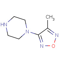 473811-72-2 3-methyl-4-piperazin-1-yl-1,2,5-oxadiazole chemical structure