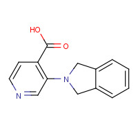 1461602-22-1 3-(1,3-dihydroisoindol-2-yl)pyridine-4-carboxylic acid chemical structure