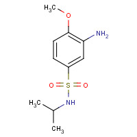 947017-03-0 3-amino-4-methoxy-N-propan-2-ylbenzenesulfonamide chemical structure