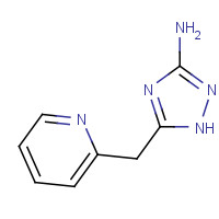 83417-24-7 5-(pyridin-2-ylmethyl)-1H-1,2,4-triazol-3-amine chemical structure