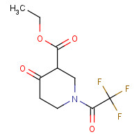 1206625-64-0 ethyl 4-oxo-1-(2,2,2-trifluoroacetyl)piperidine-3-carboxylate chemical structure