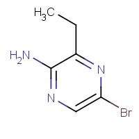173253-40-2 5-bromo-3-ethylpyrazin-2-amine chemical structure