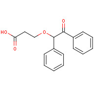 879896-64-7 3-(2-oxo-1,2-diphenylethoxy)propanoic acid chemical structure