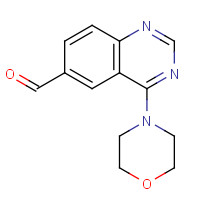 648449-17-6 4-morpholin-4-ylquinazoline-6-carbaldehyde chemical structure