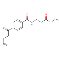 1383803-08-4 methyl 3-[(4-butanoylbenzoyl)amino]propanoate chemical structure