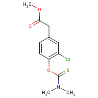 91373-91-0 methyl 2-[3-chloro-4-(dimethylcarbamothioyloxy)phenyl]acetate chemical structure