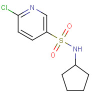 923230-05-1 6-chloro-N-cyclopentylpyridine-3-sulfonamide chemical structure