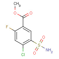 4793-28-6 methyl 4-chloro-2-fluoro-5-sulfamoylbenzoate chemical structure