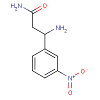 158325-90-7 3-amino-3-(3-nitrophenyl)propanamide chemical structure
