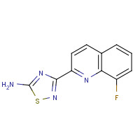 1179359-90-0 3-(8-fluoroquinolin-2-yl)-1,2,4-thiadiazol-5-amine chemical structure