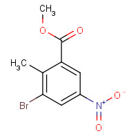 885519-05-1 methyl 3-bromo-2-methyl-5-nitrobenzoate chemical structure