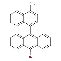 912483-19-3 9-bromo-10-(4-methylnaphthalen-1-yl)anthracene chemical structure