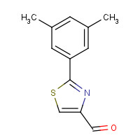 885278-96-6 2-(3,5-dimethylphenyl)-1,3-thiazole-4-carbaldehyde chemical structure