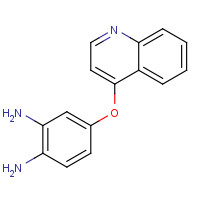 769961-37-7 4-quinolin-4-yloxybenzene-1,2-diamine chemical structure