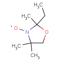 65162-38-1 2-ethyl-3-$l^{1}-oxidanyl-2,4,4-trimethyl-1,3-oxazolidine chemical structure