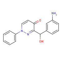 1314394-27-8 3-[(3-aminophenyl)-hydroxymethyl]-1-phenylpyridazin-4-one chemical structure