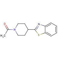 301220-11-1 1-[4-(1,3-benzothiazol-2-yl)piperidin-1-yl]ethanone chemical structure