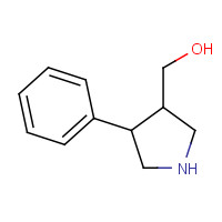 55438-50-1 (4-phenylpyrrolidin-3-yl)methanol chemical structure