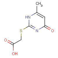 98276-91-6 2-[(6-methyl-4-oxo-1H-pyrimidin-2-yl)sulfanyl]acetic acid chemical structure
