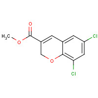 118693-22-4 methyl 6,8-dichloro-2H-chromene-3-carboxylate chemical structure