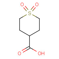 64096-87-3 1,1-dioxothiane-4-carboxylic acid chemical structure