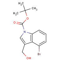 914349-05-6 tert-butyl 4-bromo-3-(hydroxymethyl)indole-1-carboxylate chemical structure